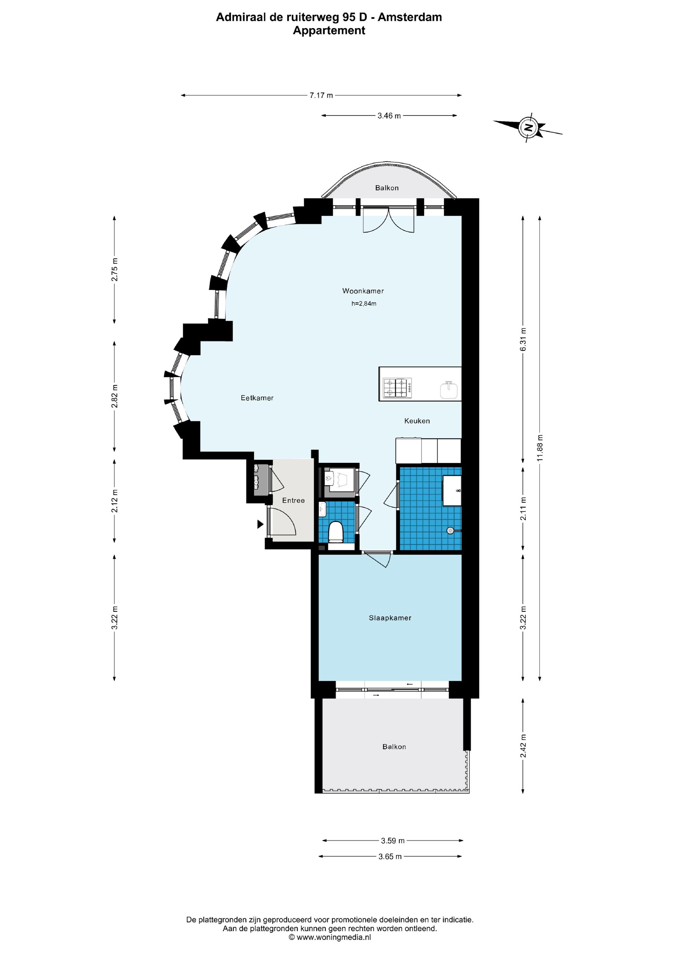 Foto 48 van Admiraal De Ruijterweg 95-D