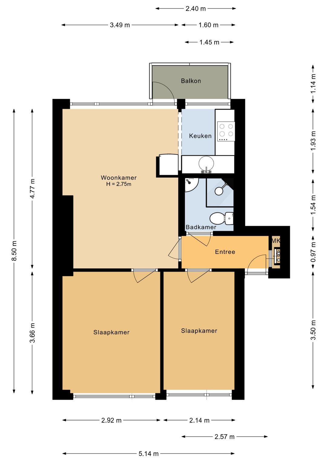 Foto 22 van Walchersestraat 27-C