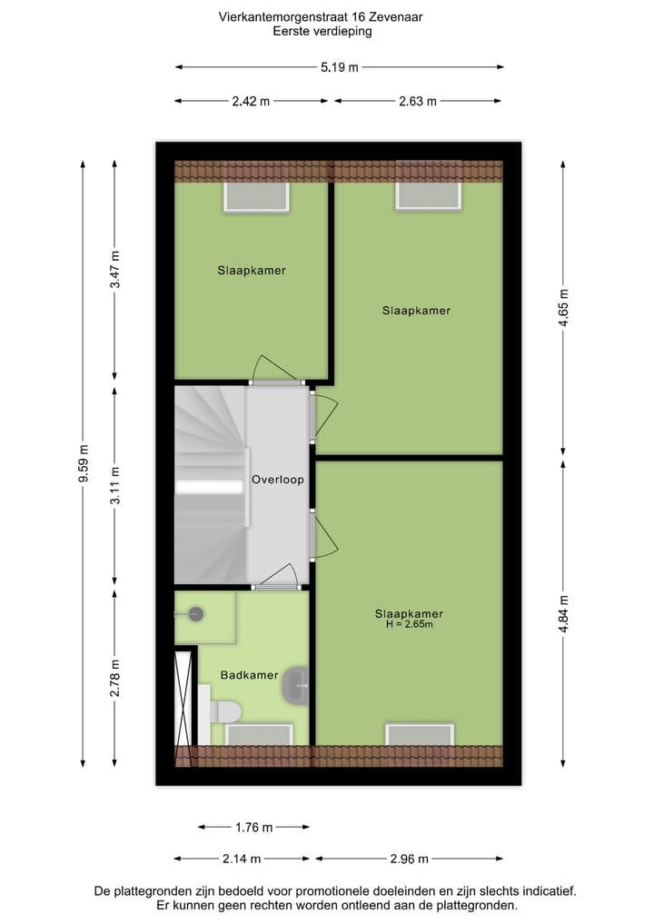 Foto 45 van Vierkantemorgenstraat 16
