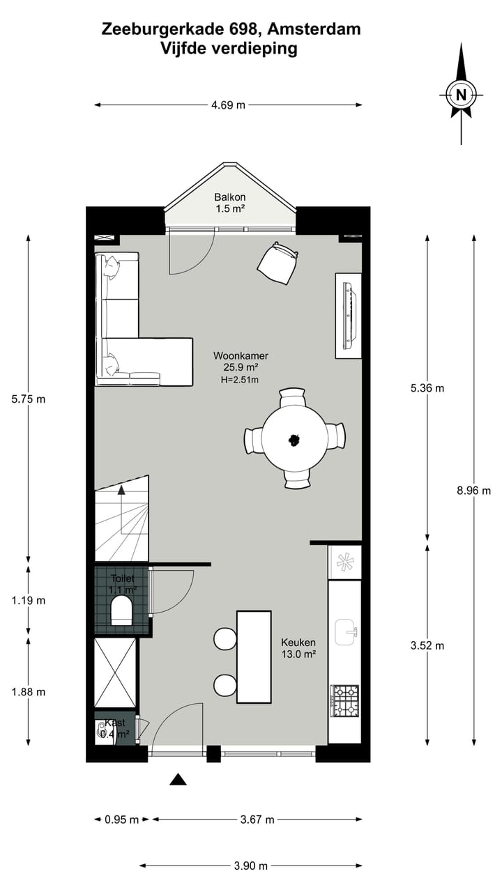 Foto 32 van Zeeburgerkade 698