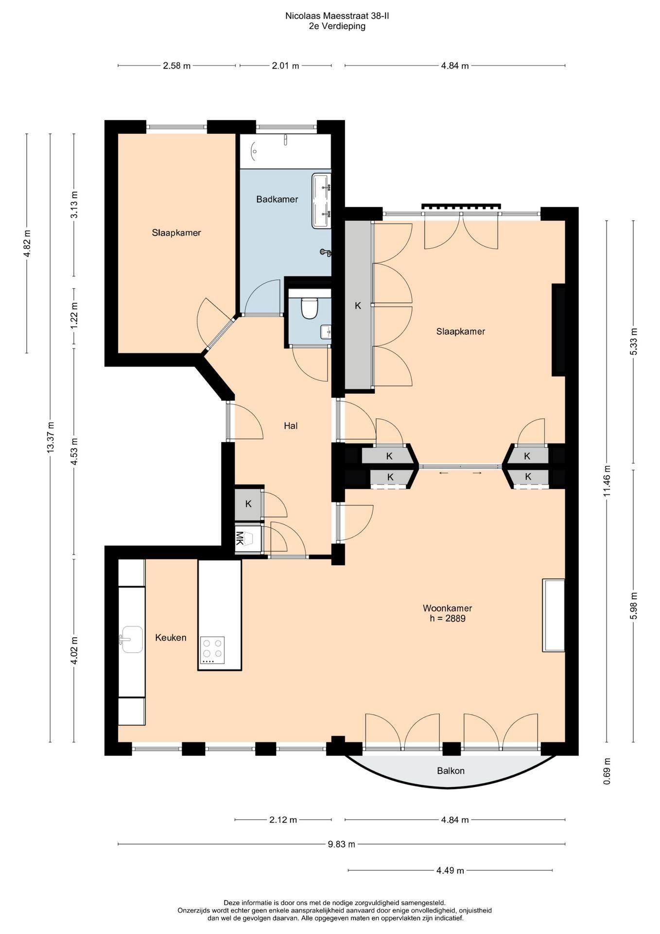 Foto 42 van Nicolaas Maesstraat 38-2