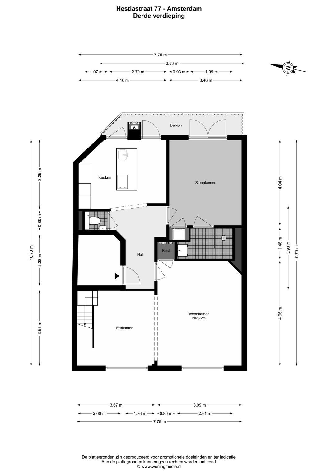 Foto 23 van Hestiastraat 77-3