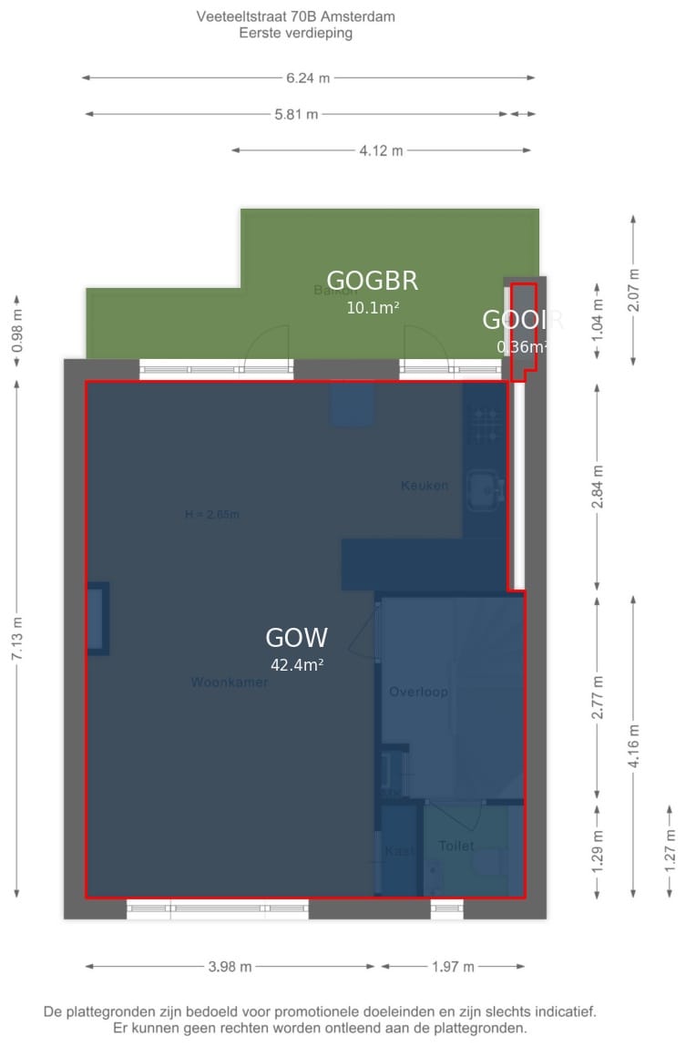 Foto 46 van Veeteeltstraat 70-B