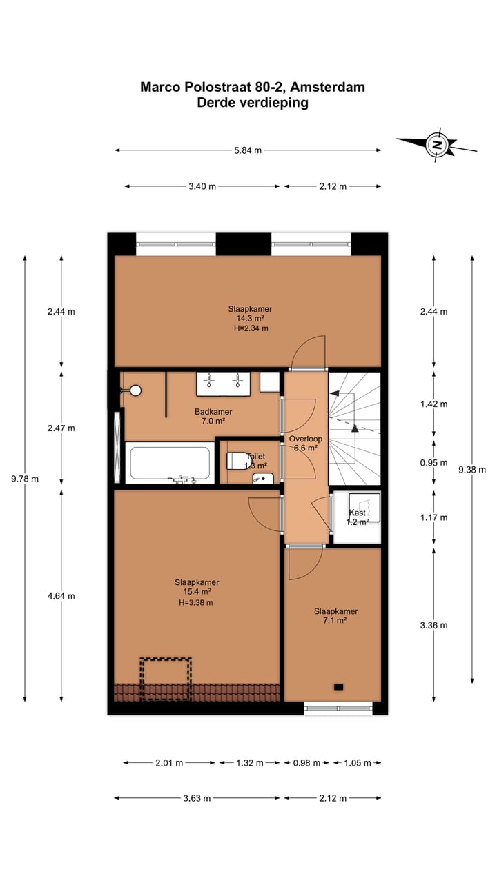 Foto 38 van Marco Polostraat 80-2