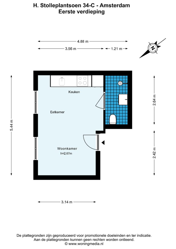 Foto 15 van H. Stolleplantsoen 34-D