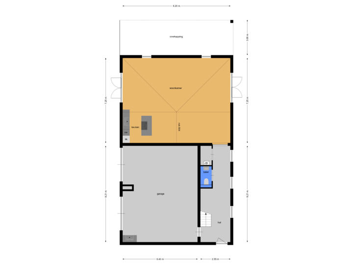 begane grond bijgebouw