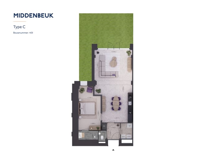 Foto 2 van Type C MIDDENBEUK (Bouwnr. 4.1)
