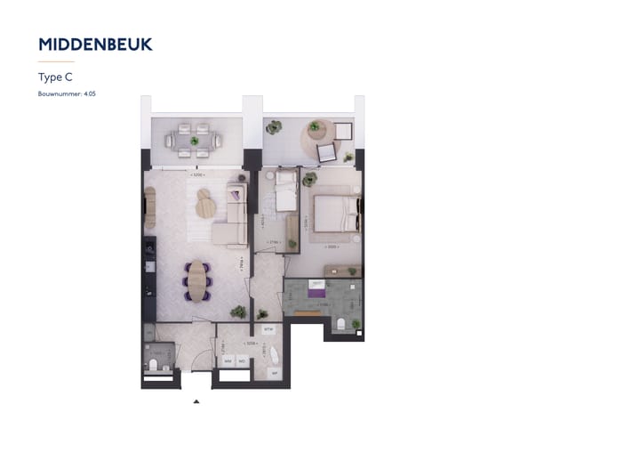 Foto 2 van Type C MIDDENBEUK (Bouwnr. 4.5)
