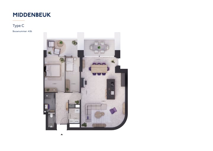 Photo 2 of Type C MIDDENBEUK (Bouwnr. 4.6)