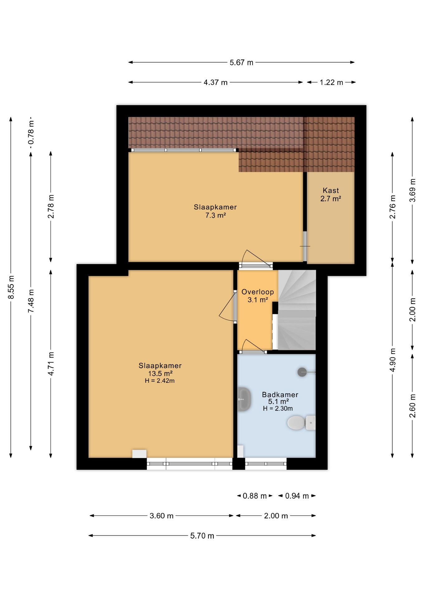 Foto 55 van Albert Schweitzerstraat 100