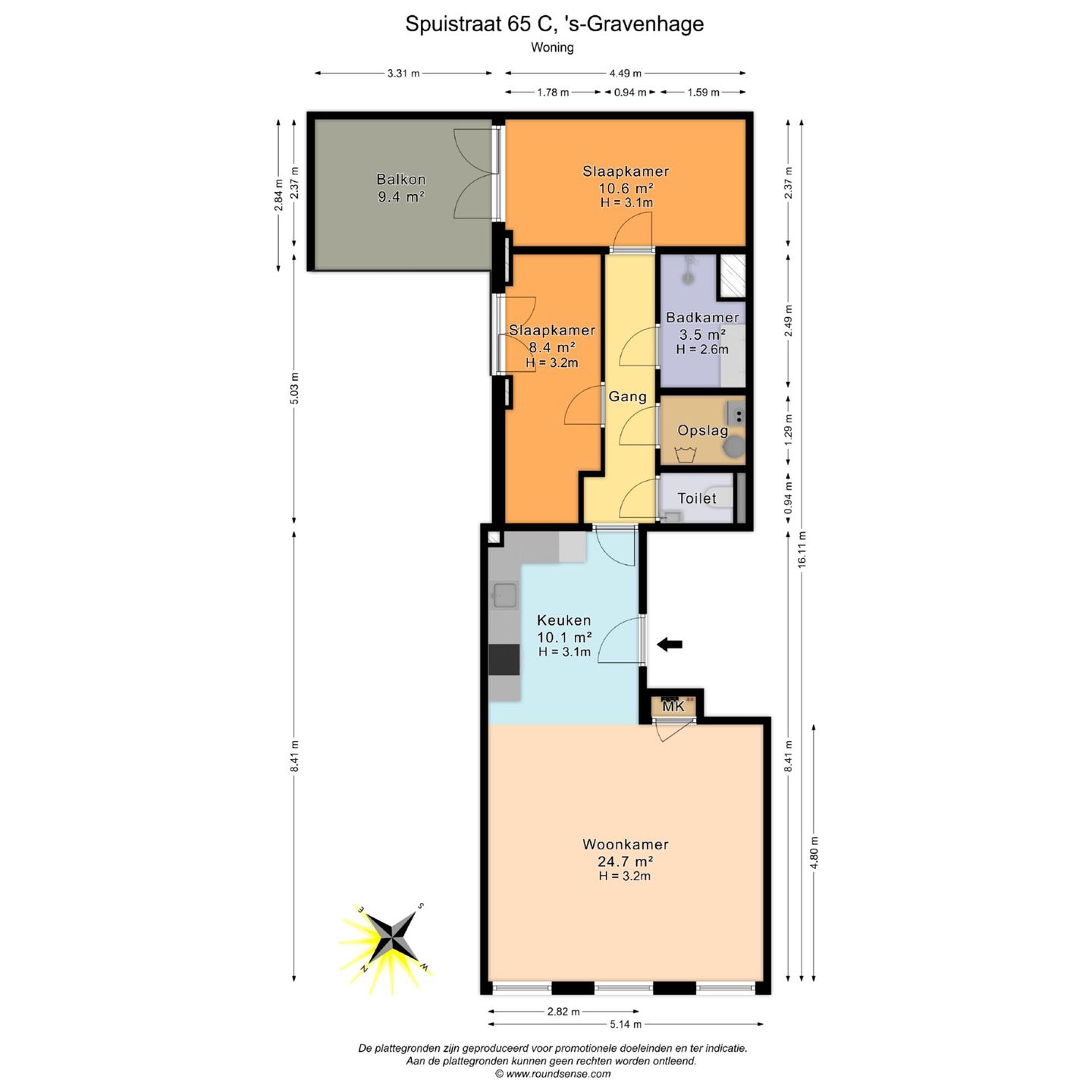 Foto 29 van Spuistraat 65-C