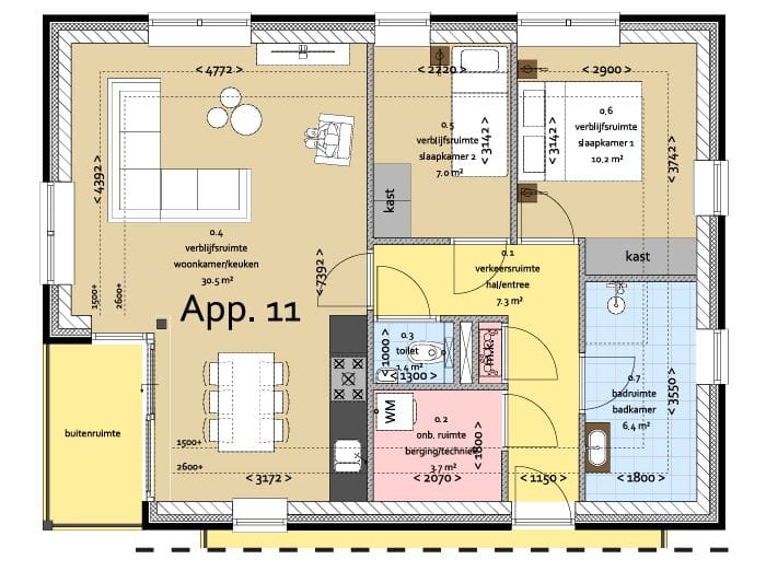 Foto 1 van 2e verdieping (Bouwnr. 11)