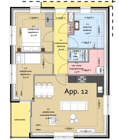 Schoterhoek Nieuwehorne, 14 appartementen main image