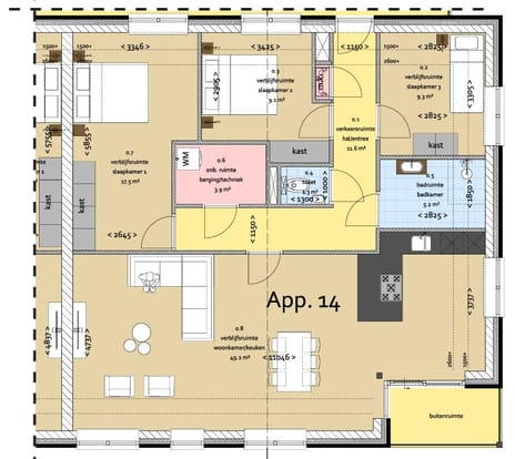 Schoterhoek Nieuwehorne, 14 appartementen main image
