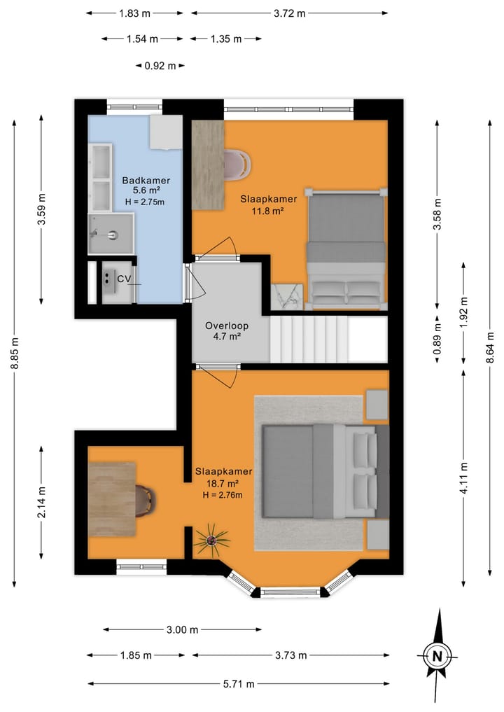 Foto 33 van Strevelsweg 135-A