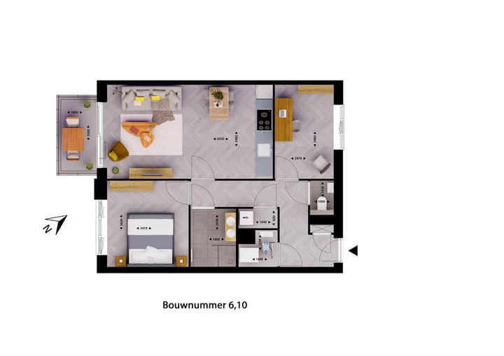 Photo 5 of De Pieter: 1e verdieping (Bouwnr. 6)