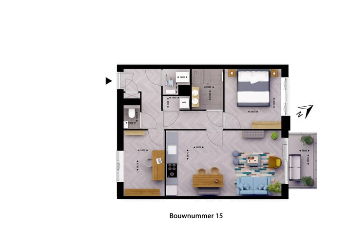 Photo 5 of De Pieter: 3e verdieping (Bouwnr. 15)