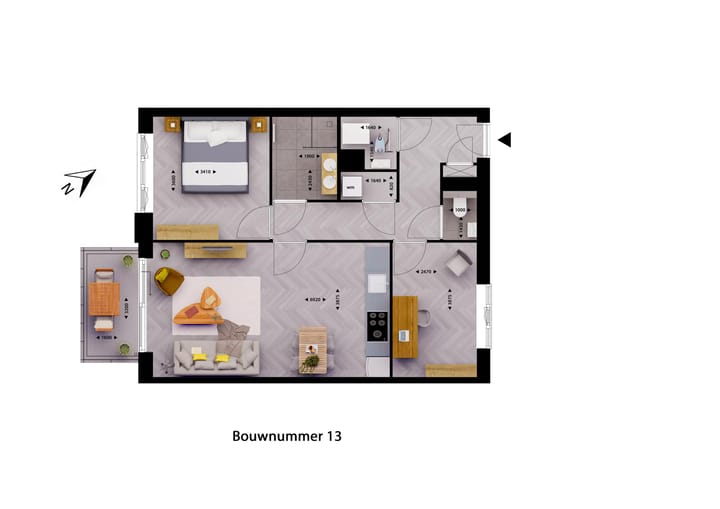 Foto 5 van De Pieter: 3e verdieping (Bouwnr. 13)