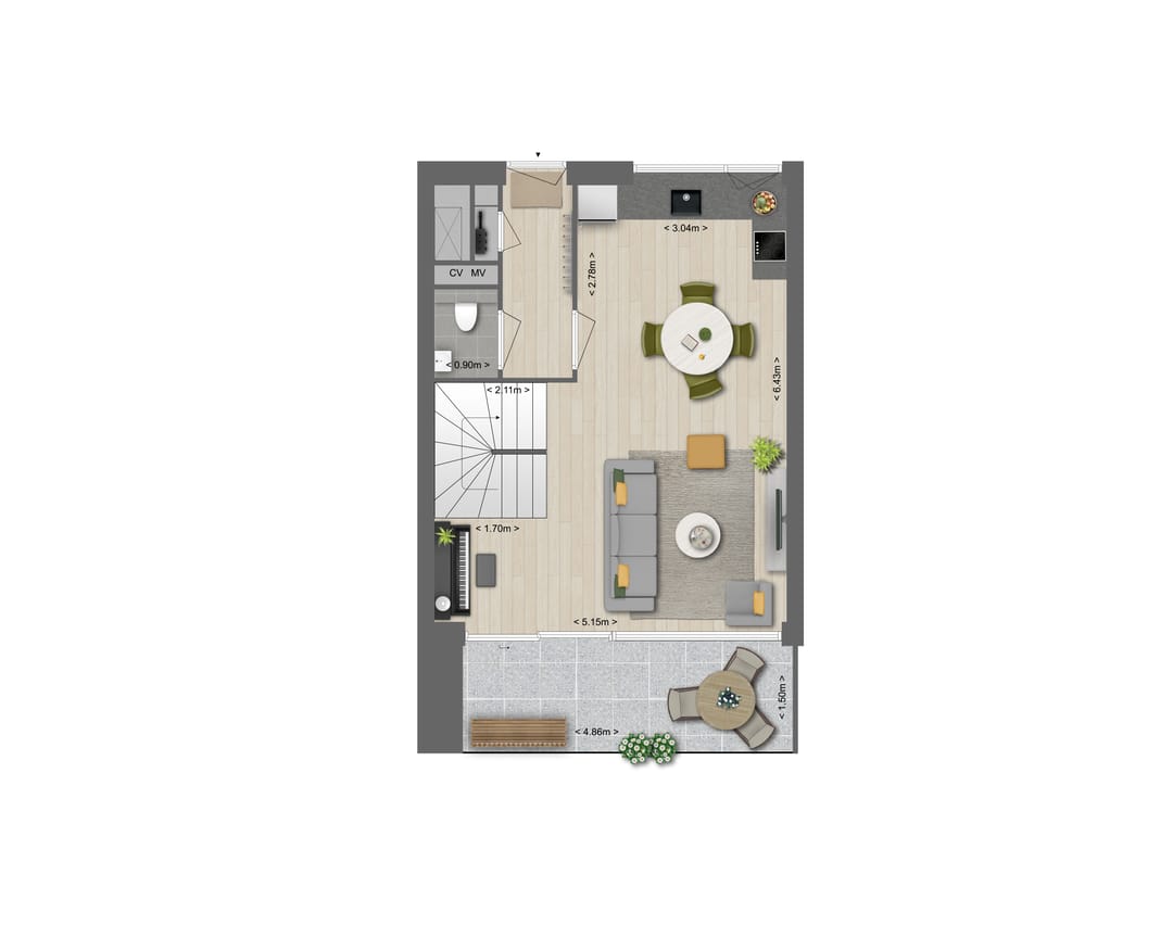 Foto 17 van Friesestraatweg 22-6