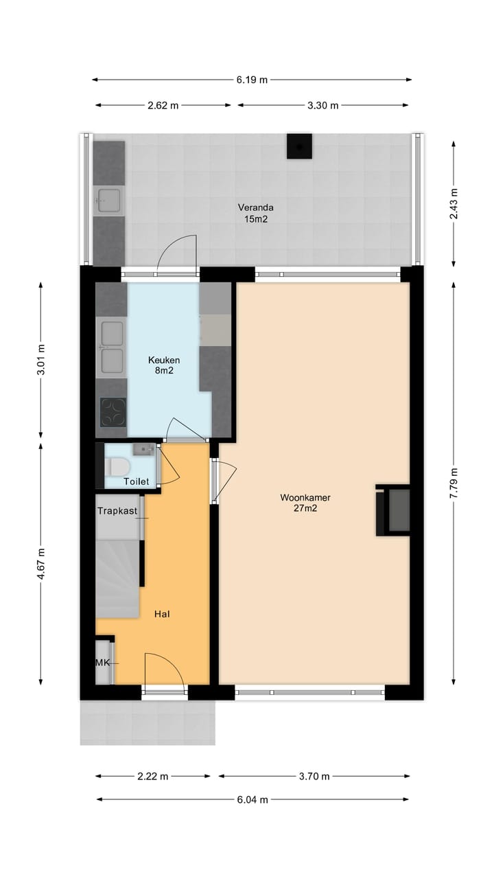 Foto 34 van Vespuccistraat 13
