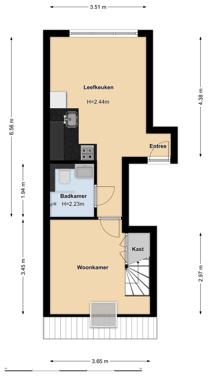 Foto 26 van Krammerstraat 23-D