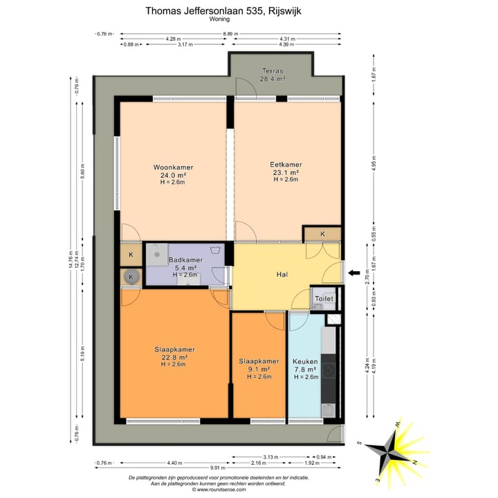 Foto 46 van Thomas Jeffersonlaan 535