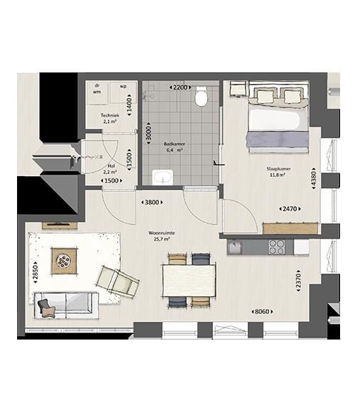 Foto 2 van Moderne zorgappartementen (Bouwnr. 05)