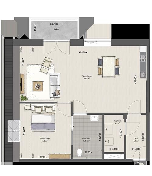 Photo 2 of Moderne zorgappartementen (Bouwnr. 06)