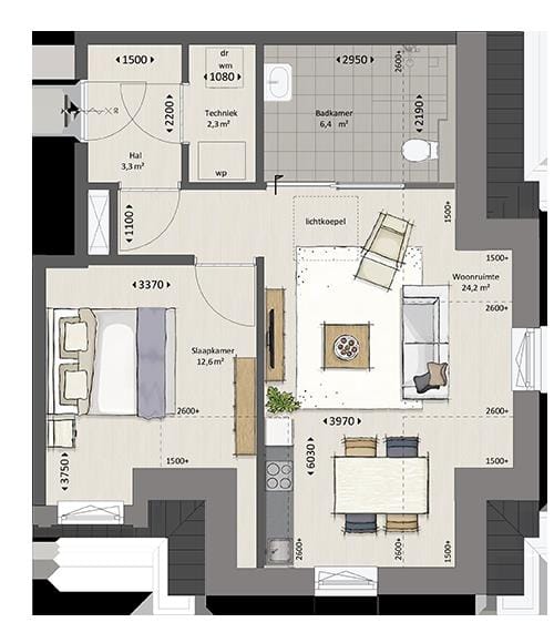 Photo 2 of Moderne zorgappartementen (Bouwnr. 10)