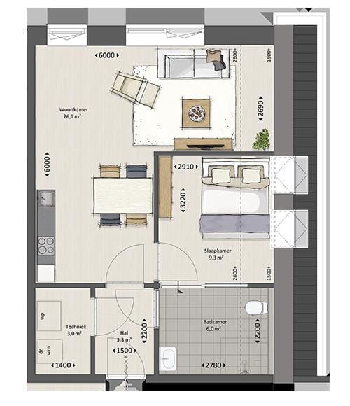 Foto 2 van Moderne zorgappartementen (Bouwnr. 11)
