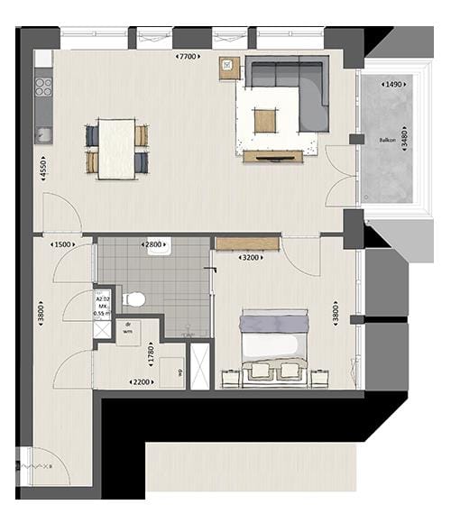 Foto 2 van Stijlvolle appartementen voor 55+ (Bouwnr. 07)