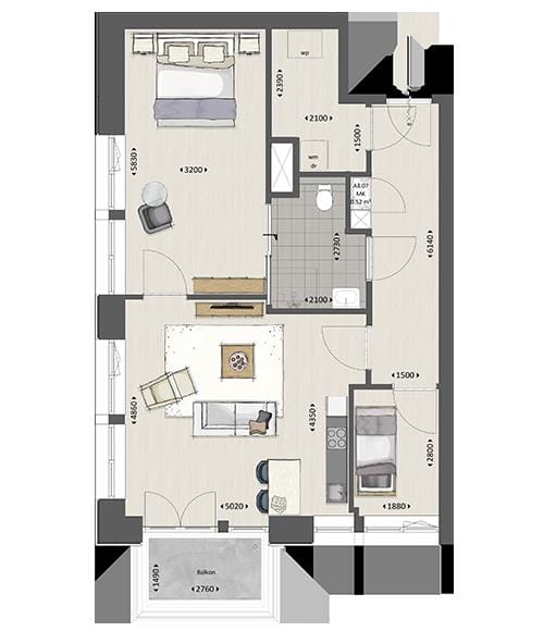 Foto 2 van Stijlvolle appartementen voor 55+ (Bouwnr. 10)
