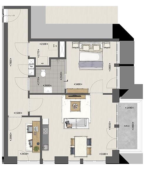 Foto 2 van Stijlvolle appartementen voor 55+ (Bouwnr. 09)