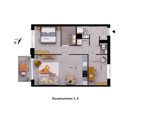 Foto 5 van De Pieter: 2e verdieping (Bouwnr. 9)