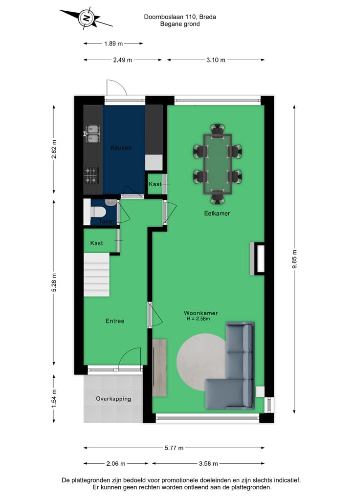 Foto 36 van Doornboslaan 110