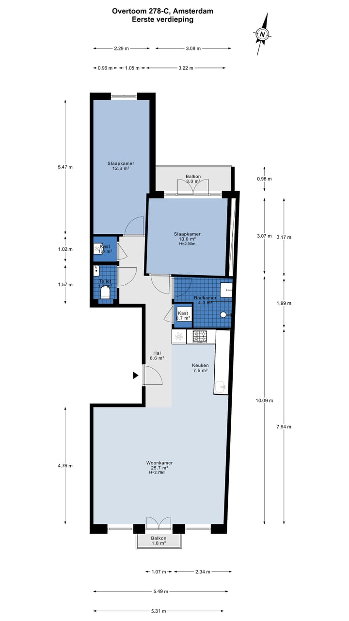 Foto 40 van Overtoom 278-C