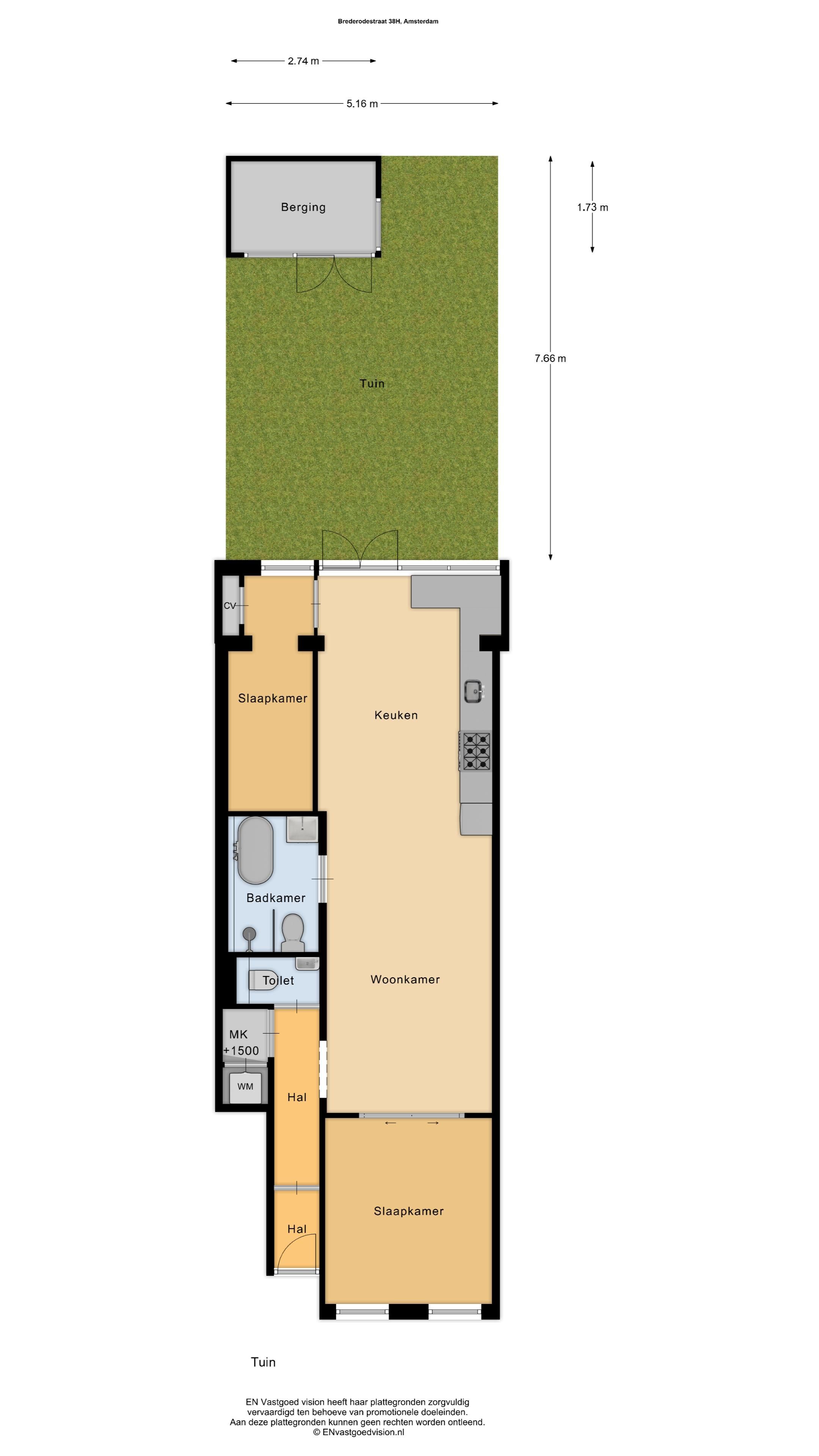 Foto 42 van Brederodestraat 38-H