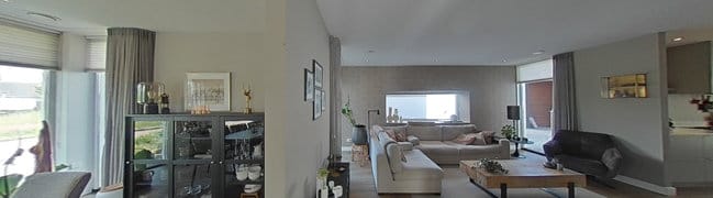 Eetkamer en woonkamer