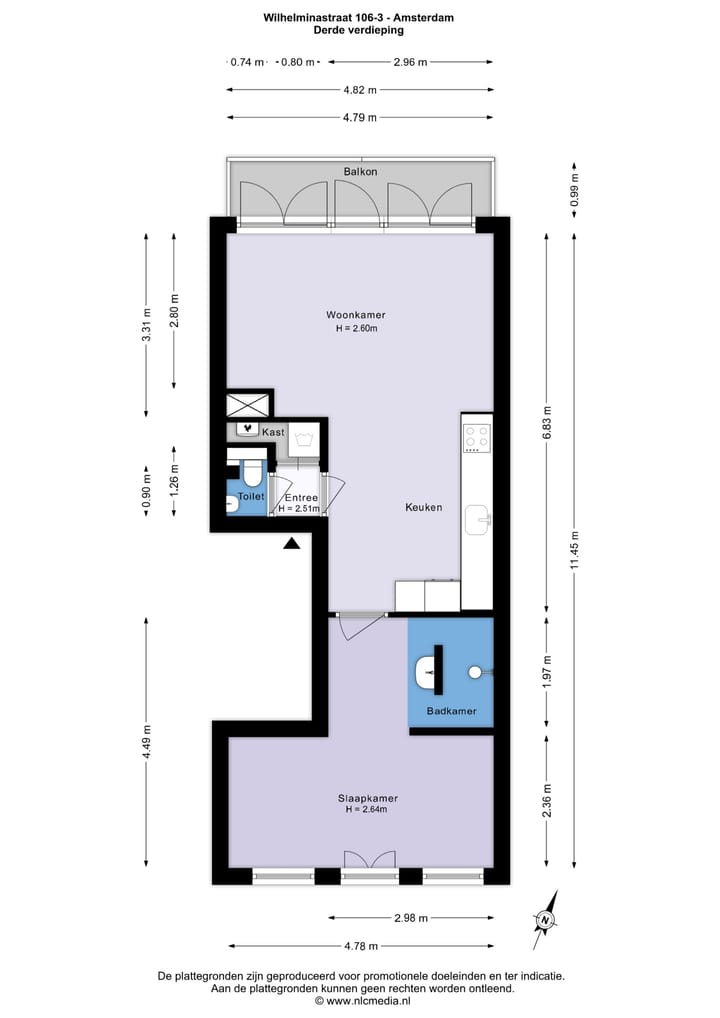 Foto 5 van Wilhelminastraat 106-3