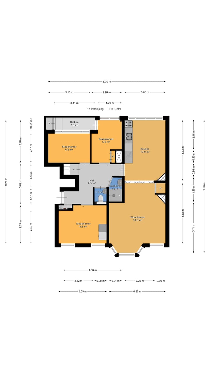 Foto 45 van van Montfoortstraat 11