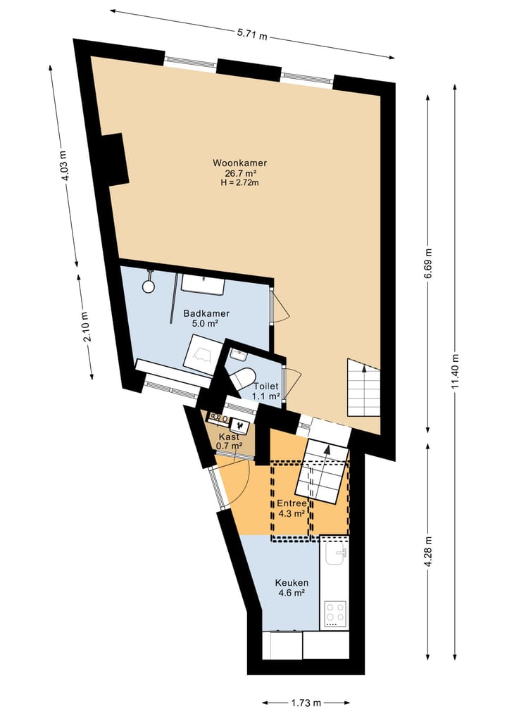 Foto 31 van Donkerstraat 33-C