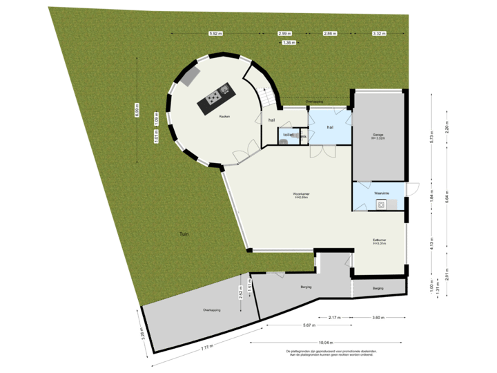 Begane grond inclusief Tuin