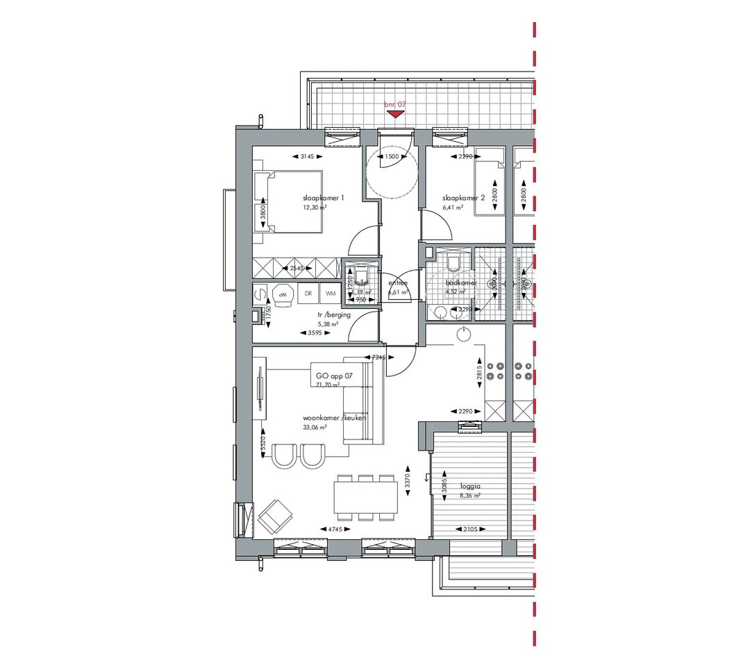 Foto 16 van Appartementen (Bouwnr. 7.)