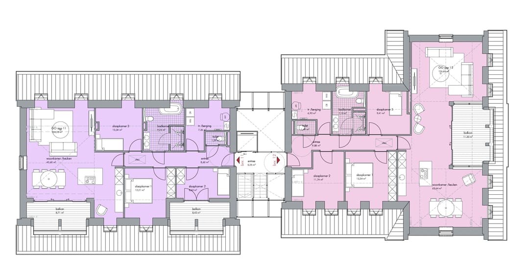 Foto 16 van Appartementen (Bouwnr. 9.)