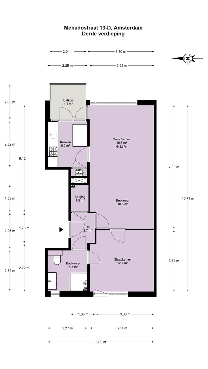 Foto 37 van Menadostraat 13-D