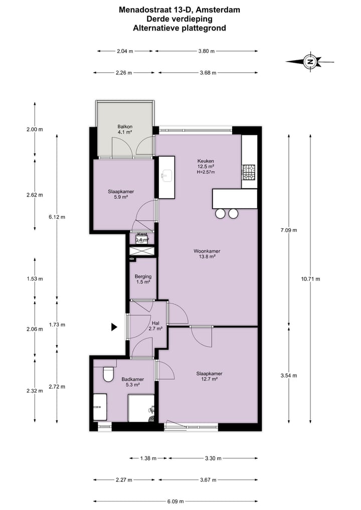 Foto 36 van Menadostraat 13-D
