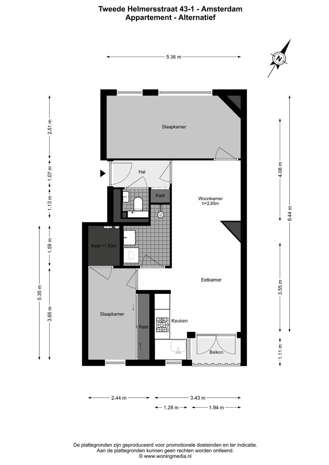Photo 23 of Tweede Helmersstraat 43-1