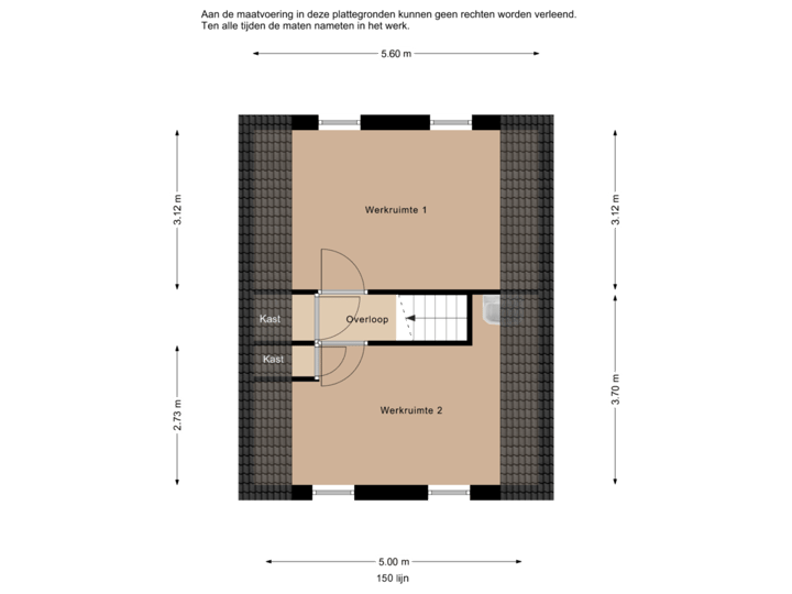 1e verdieping bijgebouw