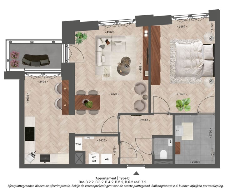 Foto 2 van Molenstraat - appartement 4.2