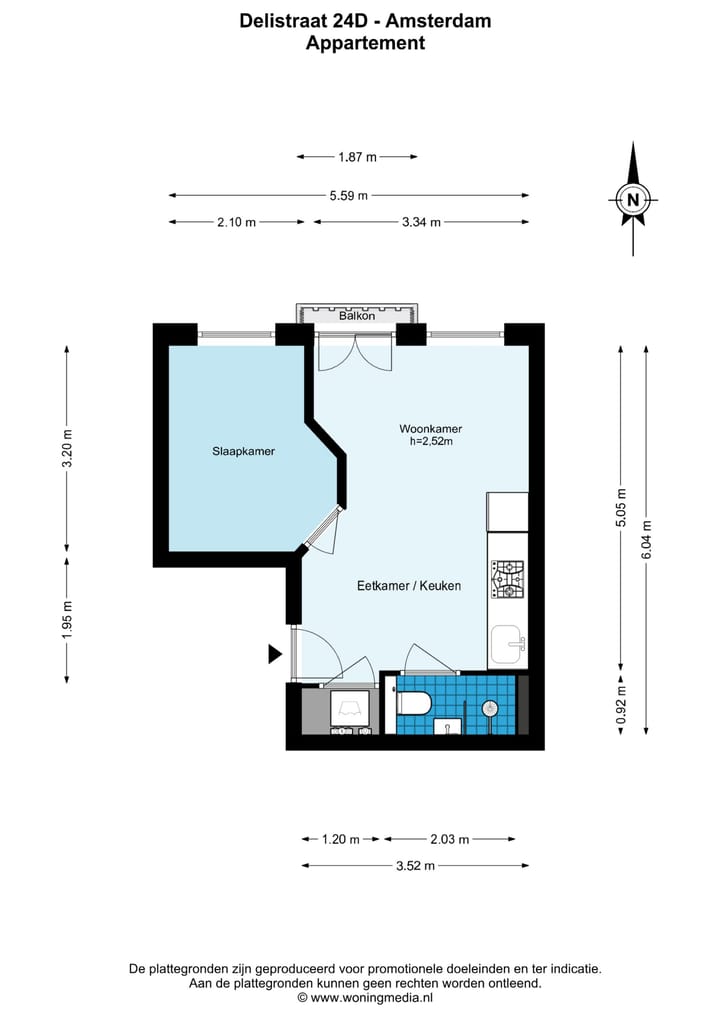 Foto 14 van Delistraat 24-D